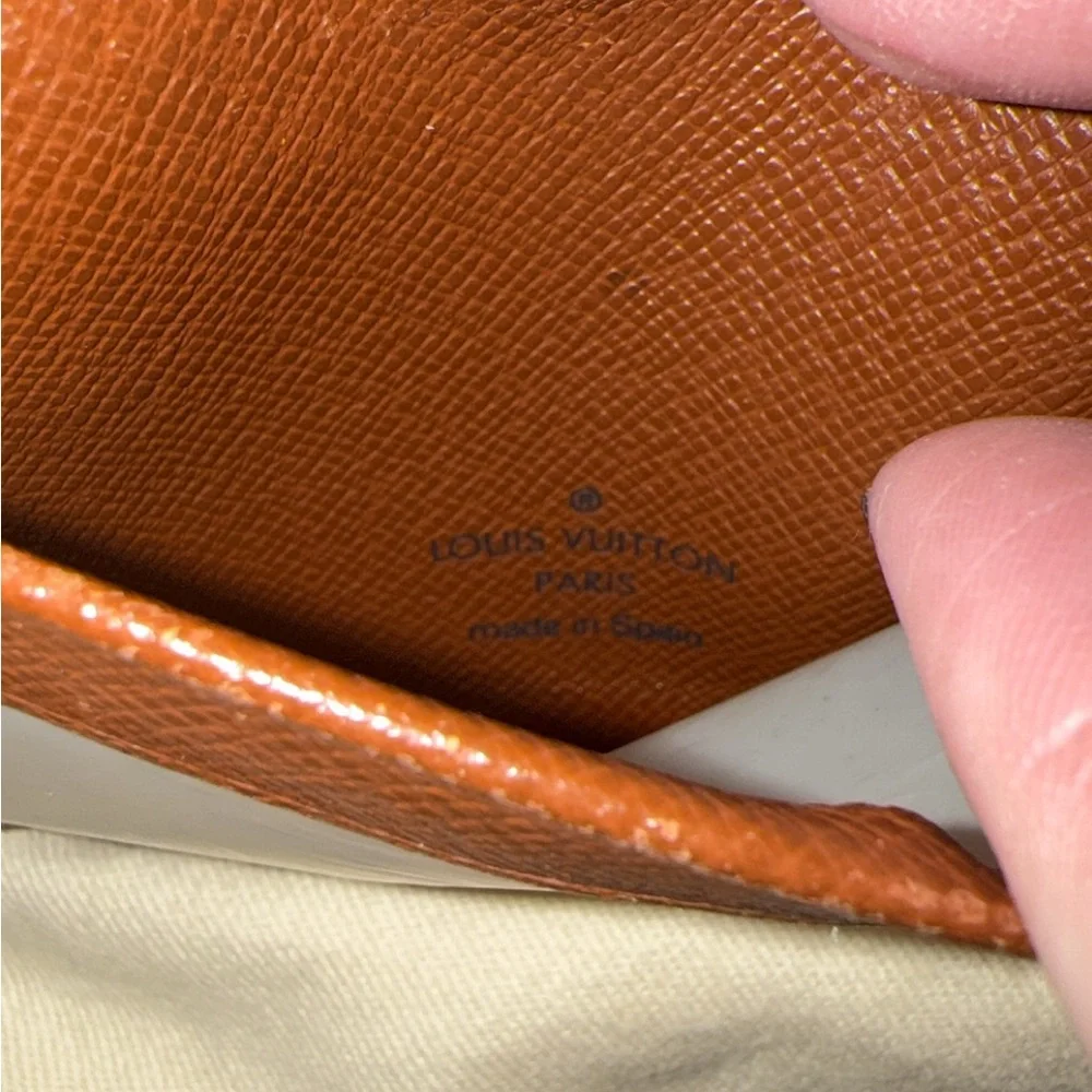 Louis Vuitton Monogram Card Holder Authentic Preloved Vintage with COA CA1919 - Picture 6 of 11